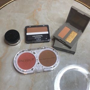Bronze and glow makeup bundle KVD, Pacifica, complex culture, covergirl.